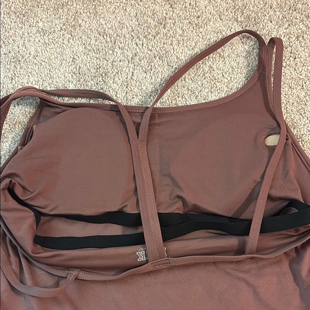Mauve Women's Athletic Tank Top - Picture 4 of 4